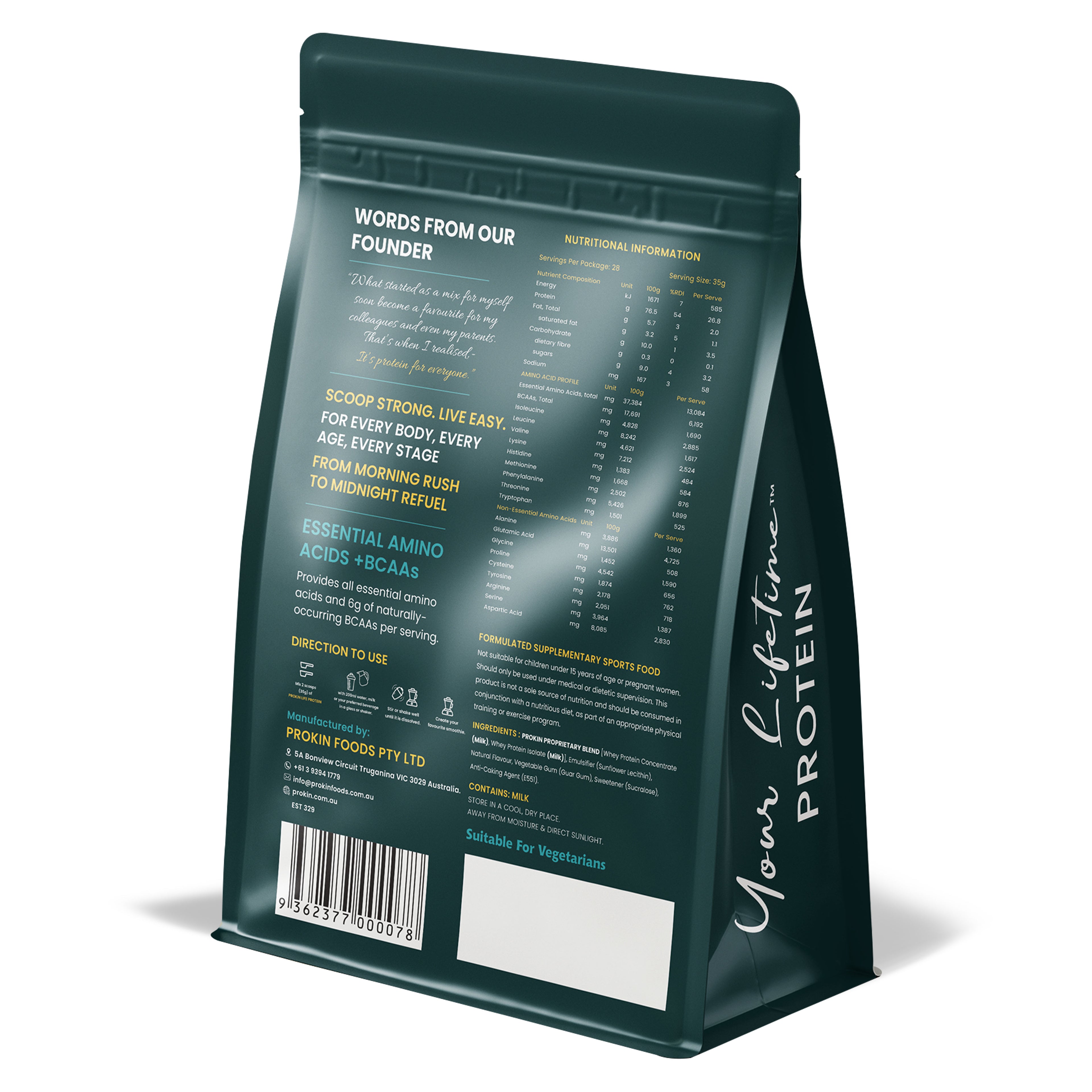 Prokin Whey Protein - Banana Flavour