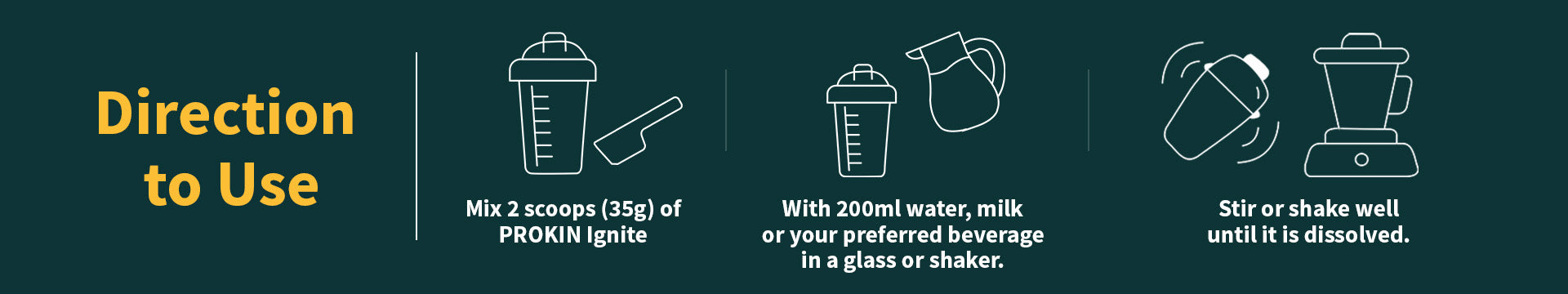 Prokin whey protein directions for use and serving instructions